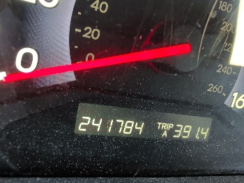 2006 honda odyssey ex-l with 241784 miles for sale near Elk River, Minnesota 106638_44_mileage_closeup.jpg