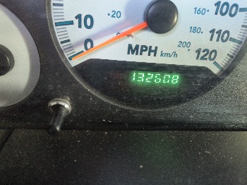 2005 dodge caravan sxt with 132608 miles for sale near Elk River, Minnesota 106640_44_mileage_closeup.jpg