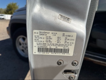 2005 jeep liberty sport-4wd with 175646 miles for sale near Elk River, Minnesota 106643_47_door_vin_sticker.jpg