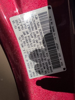 2006 honda cr-v lx-4wd-at with 52124 miles for sale near Elk River, Minnesota 106673_47_door_vin_sticker.jpg