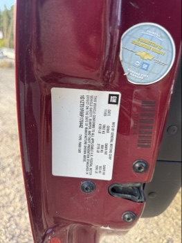 2006 chevrolet malibu lt with 143181 miles for sale near Elk River, Minnesota 106693_47_door_vin_sticker.jpg