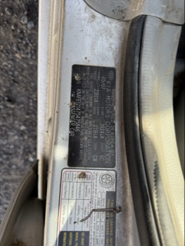 2007 kia spectra lx with 188719 miles for sale near Elk River, Minnesota 106695_47_door_vin_sticker.jpg