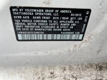 2012 volkswagen passat s with 188924 miles for sale near elk-river, minnesota 194d9025c0e542f79395969b3be651d1.jpg