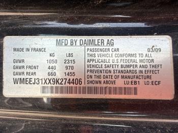 2009 smart fortwo pure with 88143 miles for sale near elk-river, minnesota 51beb403e7d846f696b716e37cd74bc1.jpeg