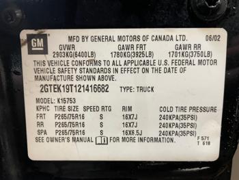 2002 GMC Sierra