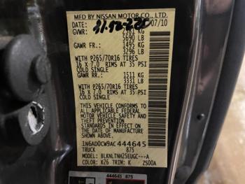 2010 Nissan Frontier