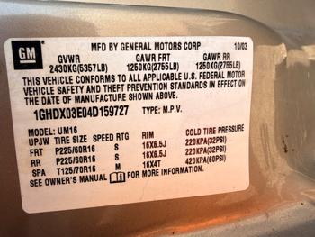 2004 oldsmobile silhouette gl with 217602 miles for sale near elk-river, minnesota c5e301f6598441feb4f8f1a651977e31.jpeg
