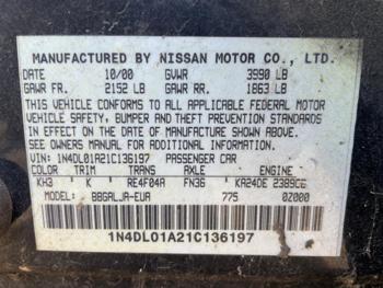 2001 Nissan Altima