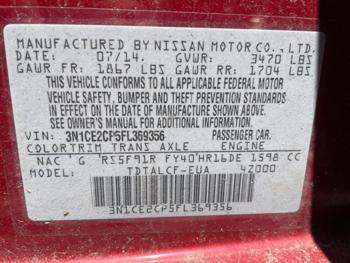 2015 Nissan Versa Note